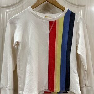 Marine Layer Kids Long Sleeve Shirt with Stripes